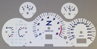 03-05 350Z White Gauge Face with Custom logo